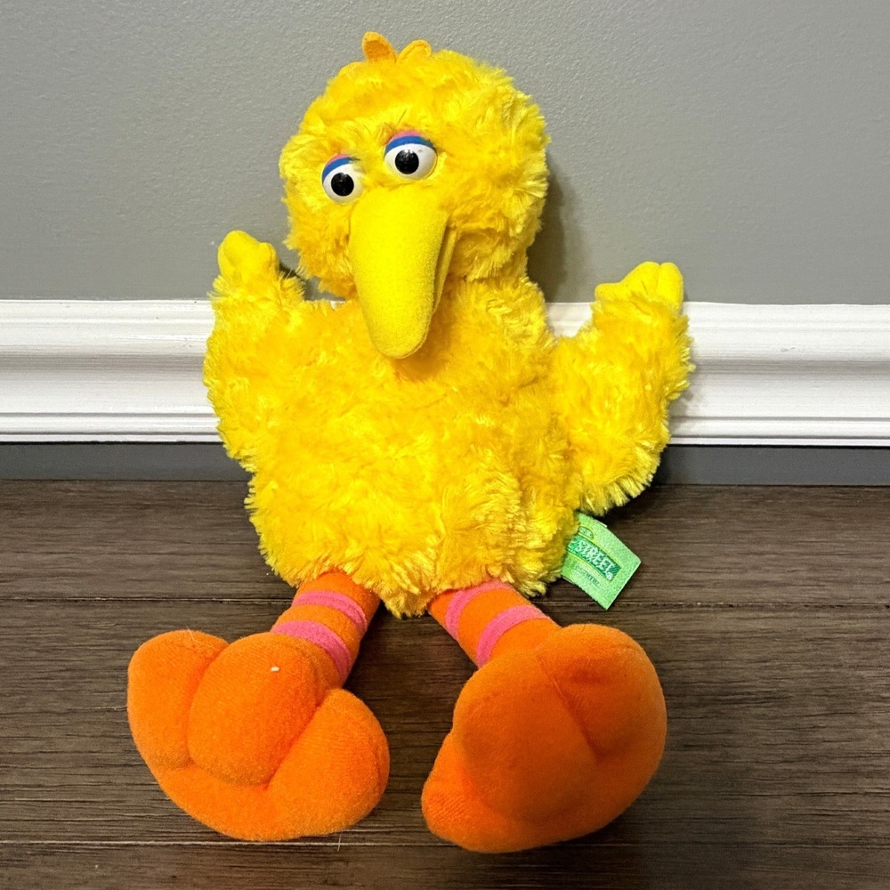 Vintage 2002 Sesame Street Big Bird Plush Gund Stuffed Animal Toy 75350
